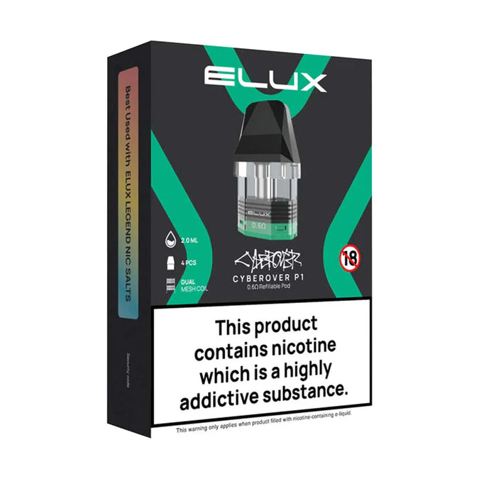 Elux Cyberover P1 Replacement Pod 3 Pack
