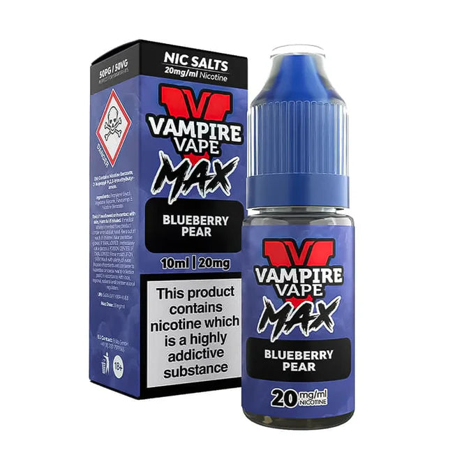Blueberry Pear Vampire Vape MAX Nic Salt E-Liquid
