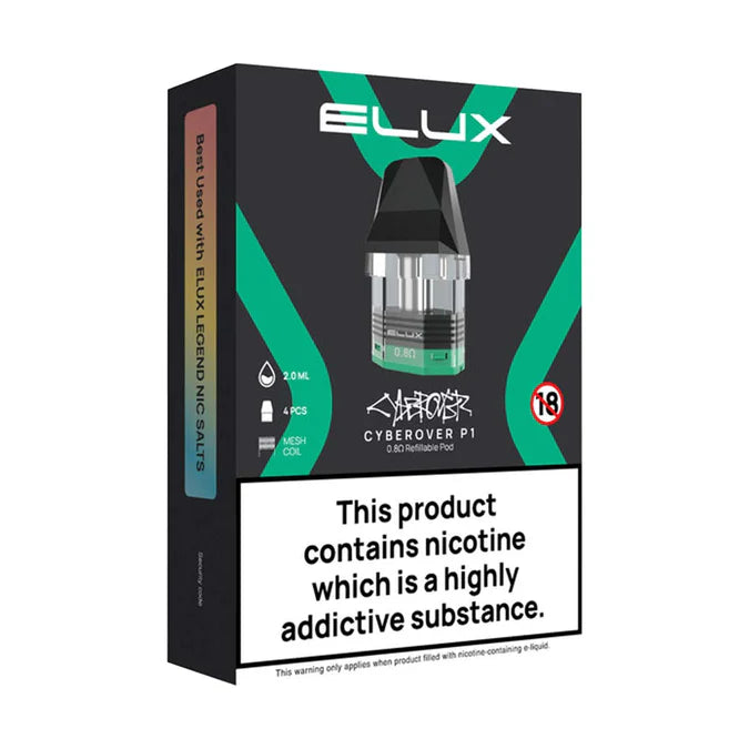 Elux Cyberover P1 Replacement Pod 3 Pack