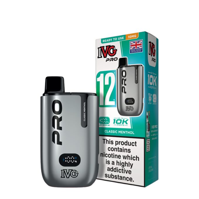 10mg (1%) IVG Pro 12 Prefilled Vape Kit
