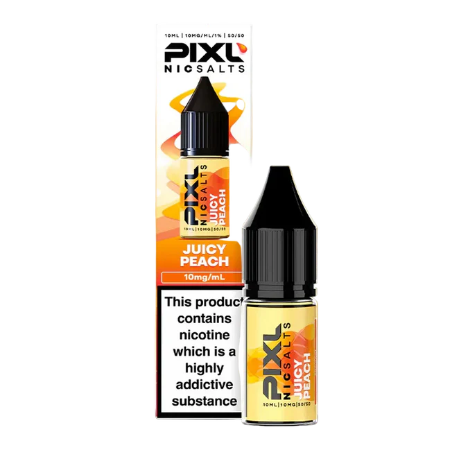 Juicy Peach PIXL Nic Salts E-Liquid