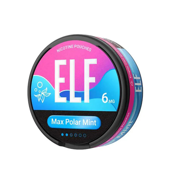Max Polar Mint ELF Nicotine Pouches By Elf Bar