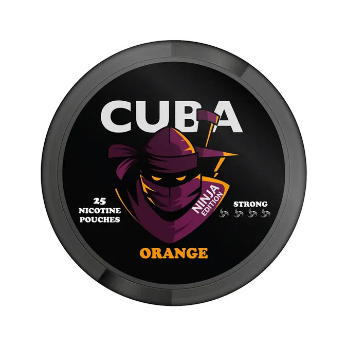 Orange Cuba Ninja Nicotine Pouches ( Pack of 10