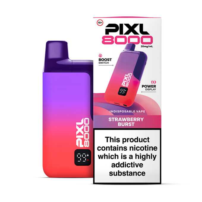 20mg (2%) PIXL 8000 (8K Puffs) Vape Kit