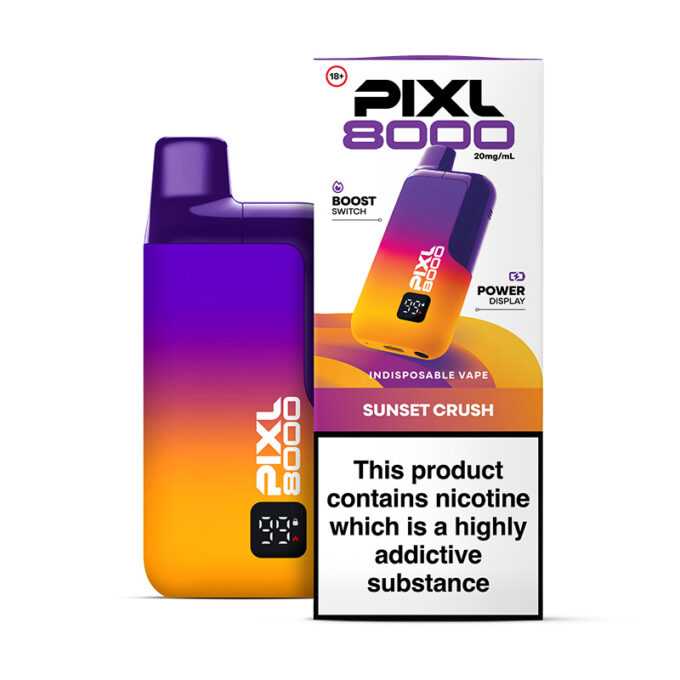 20mg (2%) PIXL 8000 (8K Puffs) Vape Kit