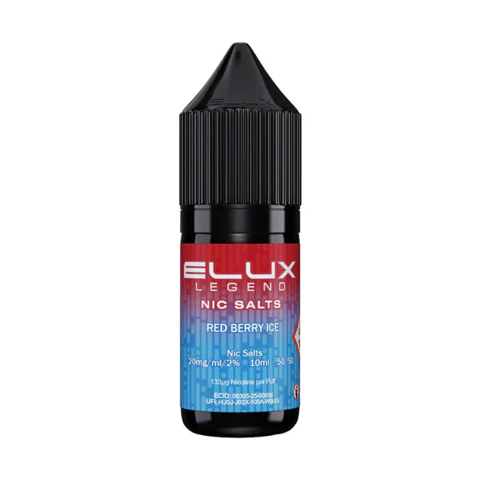 Red Berry Ice Elux Legend Nic Salts