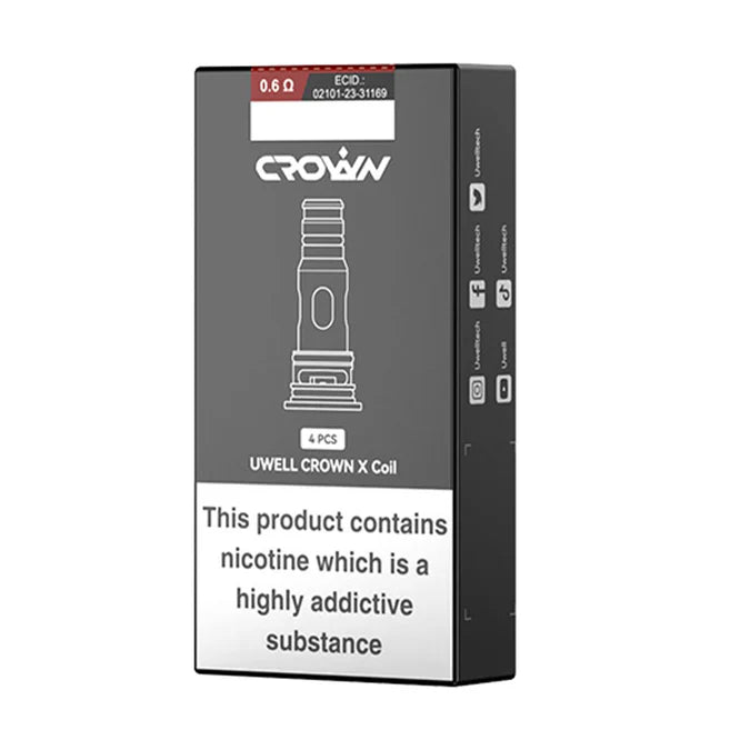 Uwell Crown X Replacement Coils 4 Pack
